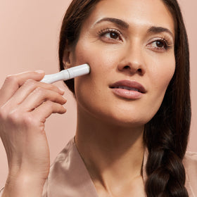 Trophy Skin MicrodermMD in use on a model's face
