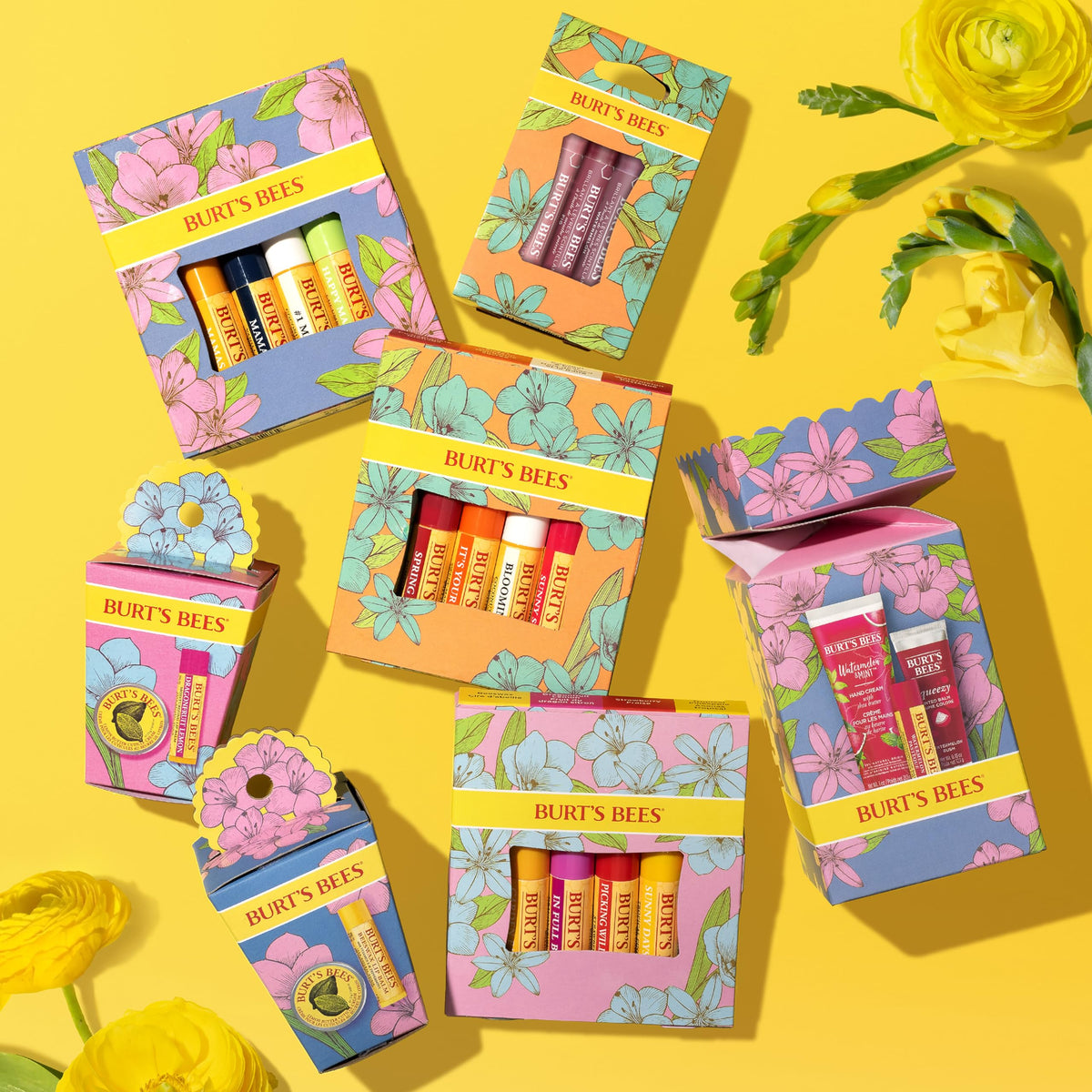 Tropical Pineapple lip balm tube from Burt's Bees