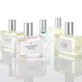 Tru Fragrance Beauty Fruit Du Dragon Eau de Parfum bottle on a vanity