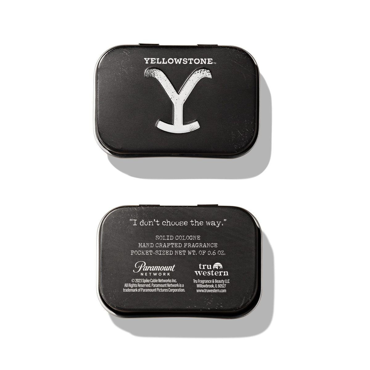 Tru Fragrance Beauty Yellowstone Mens Solid Cologne back view