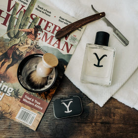 Tru Fragrance Beauty Yellowstone Mens Solid Cologne with travel accessories