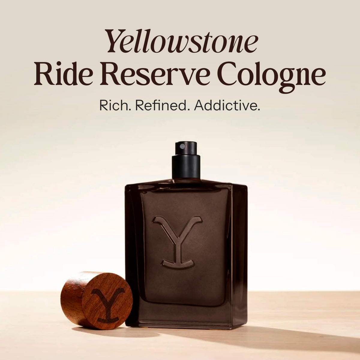 Tru Fragrance Beauty Yellowstone Ride Reserve Men's Cologne 100ml bottle close-up