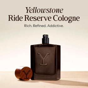 Tru Fragrance Beauty Yellowstone Ride Reserve Men's Cologne 100ml bottle close-up