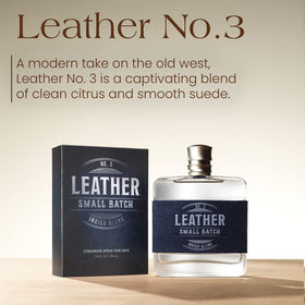 Tru Western Leather #3 Indigo Blend Men's Cologne packaging
