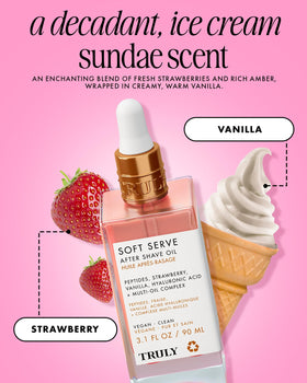 Truly Soft Serve After Shave Oil Jumbo ingredients list