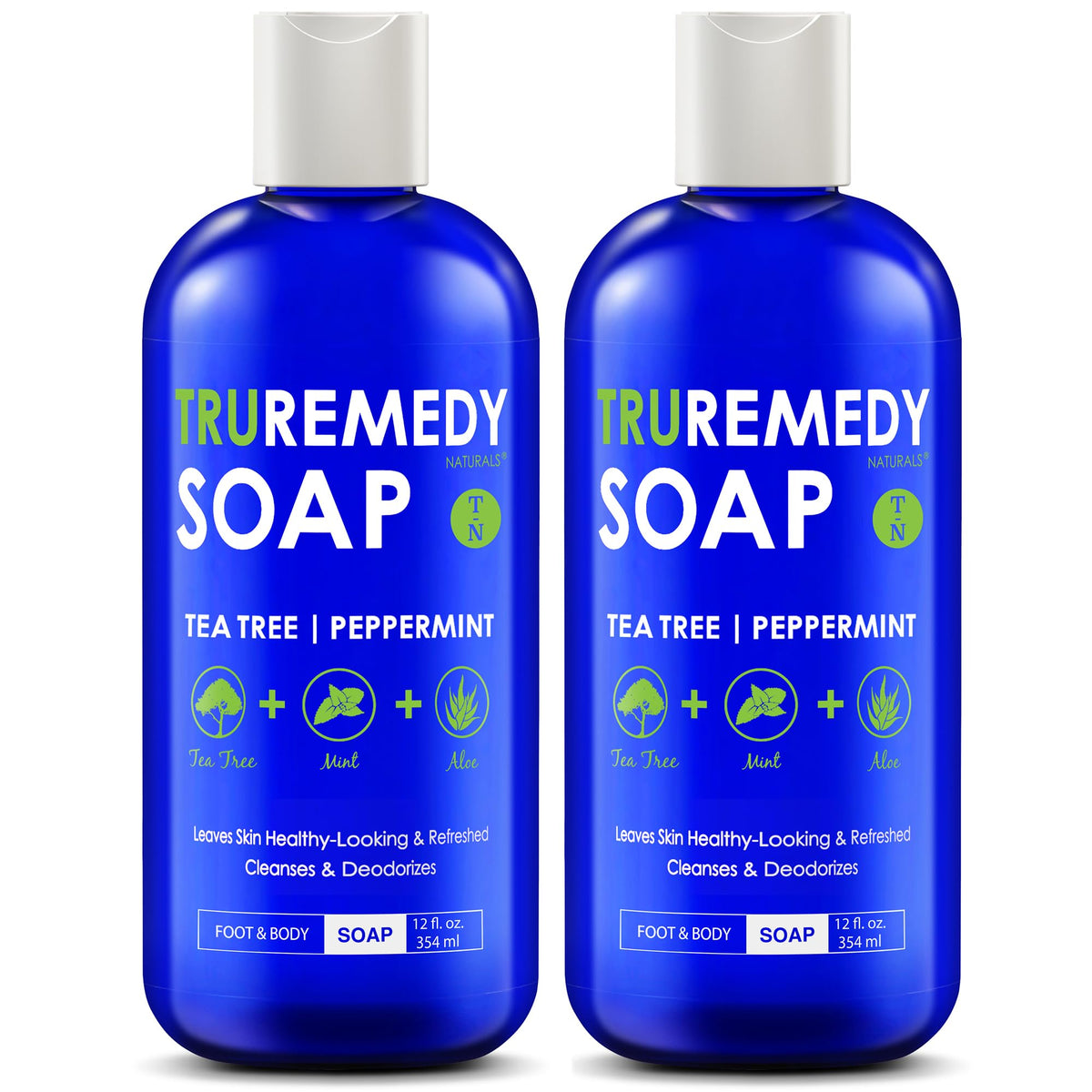 Truremedy Naturals Tea Tree Oil Body Wash front view 12oz