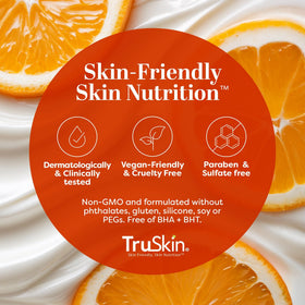 TruSkin Vitamin C Face Cream on a vanity table