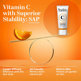 TruSkin Vitamin C Face Cream side view with cap