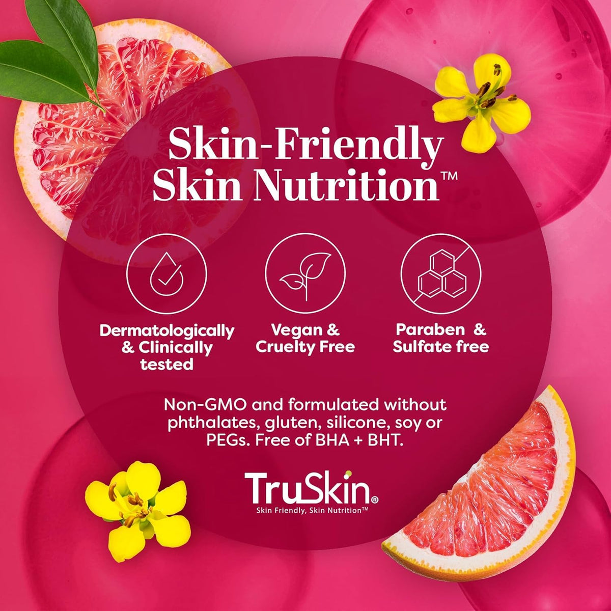 TruSkin Vitamin C Super Serum lifestyle scene on bathroom counter
