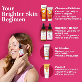TruSkin Vitamin C Super Serum with aloe vera and rosehip oil