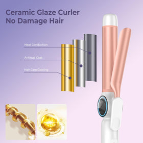 trylater Cordless Curling Iron in lifestyle setting