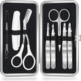 TsMADDTs 8 in 1 Eyebrow Kit with tweezers and scissors