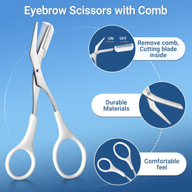 TsMADDTs double-sided eyebrow brush and comb