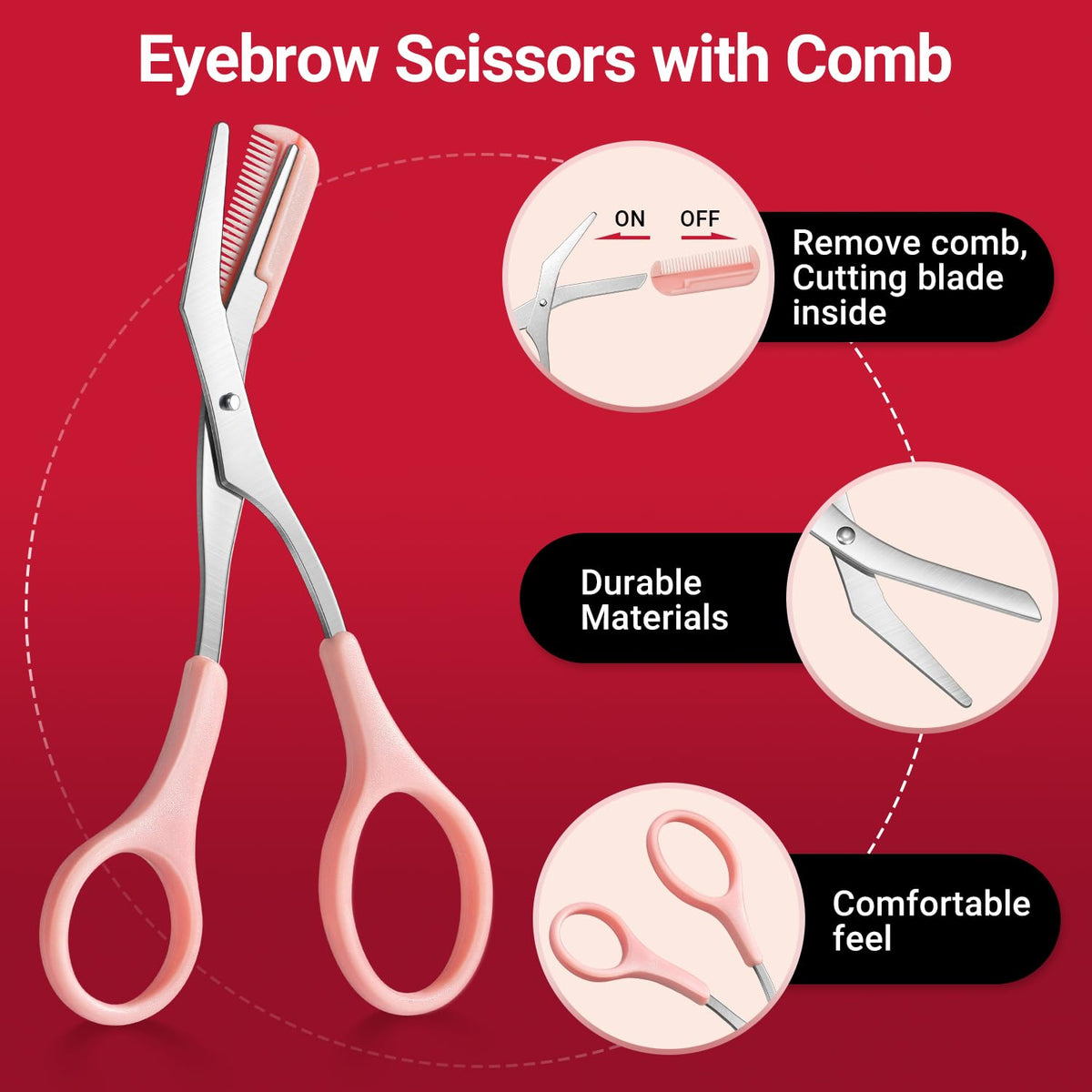 TsMADDTs eyebrow razor with removable blade
