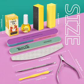 TsMADDTs nail buffer blocks in various colours