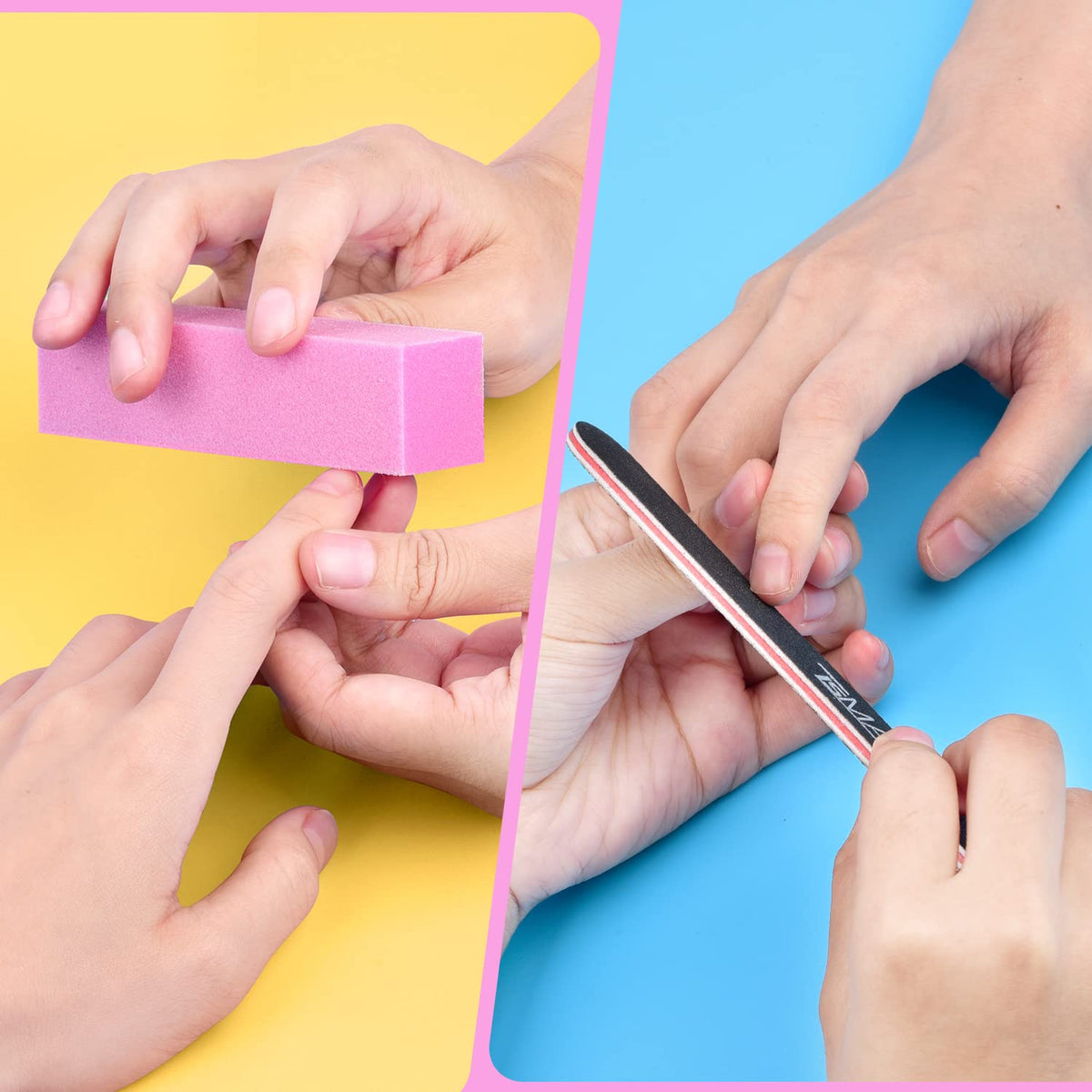 TsMADDTs nail care tools arranged neatly