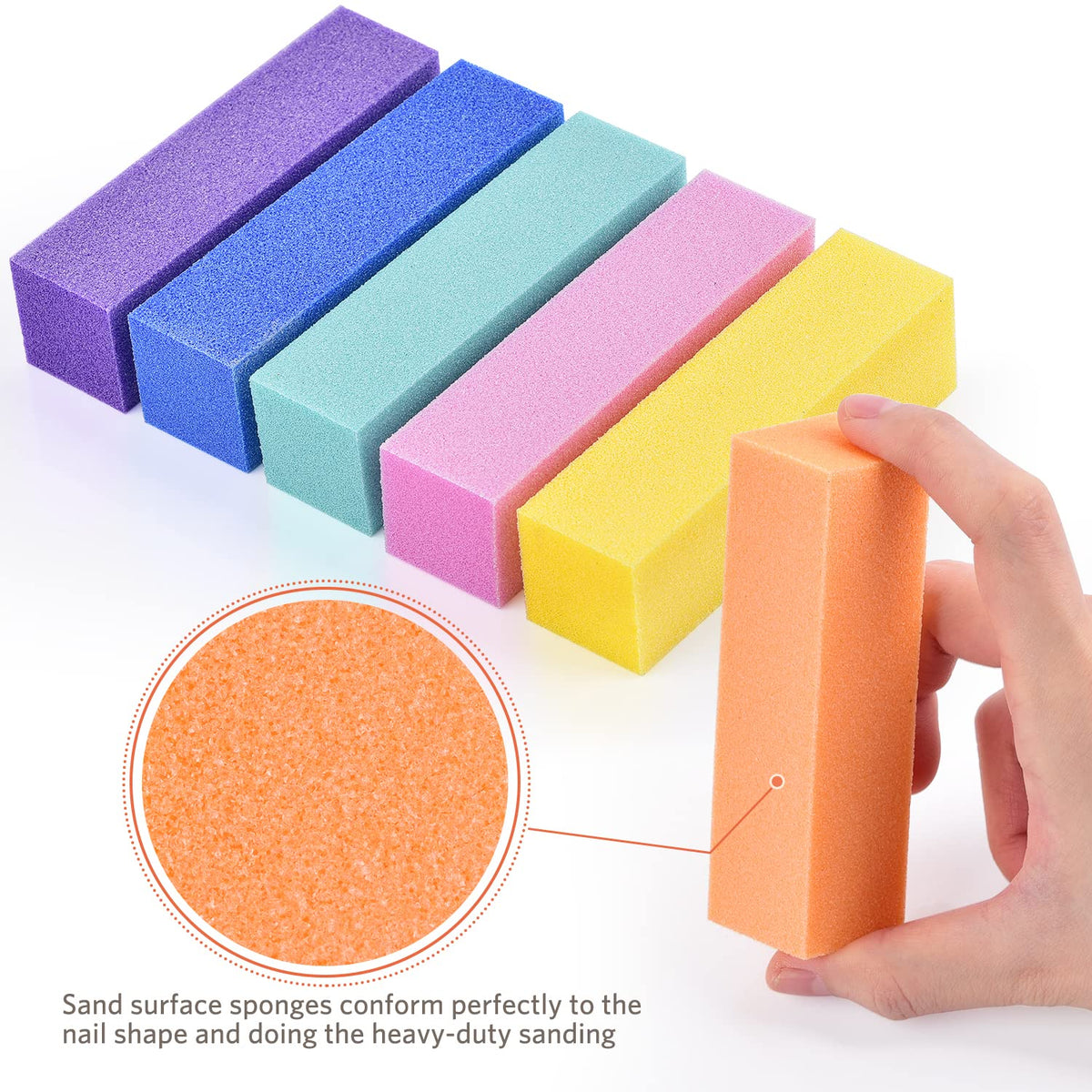 TsMADDTs nail files and buffers set in packaging