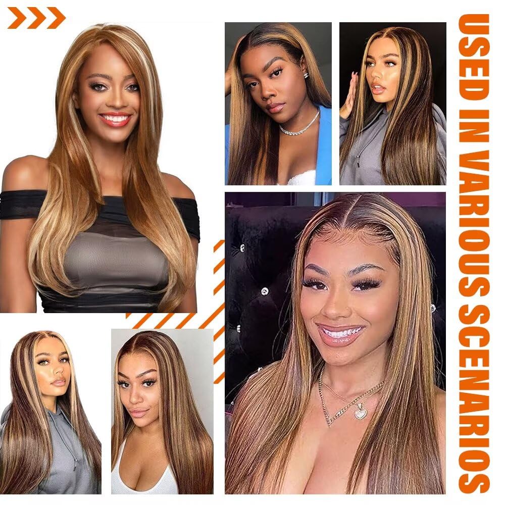 TTSMINS Ombre Lace Front Wig 180 density side view