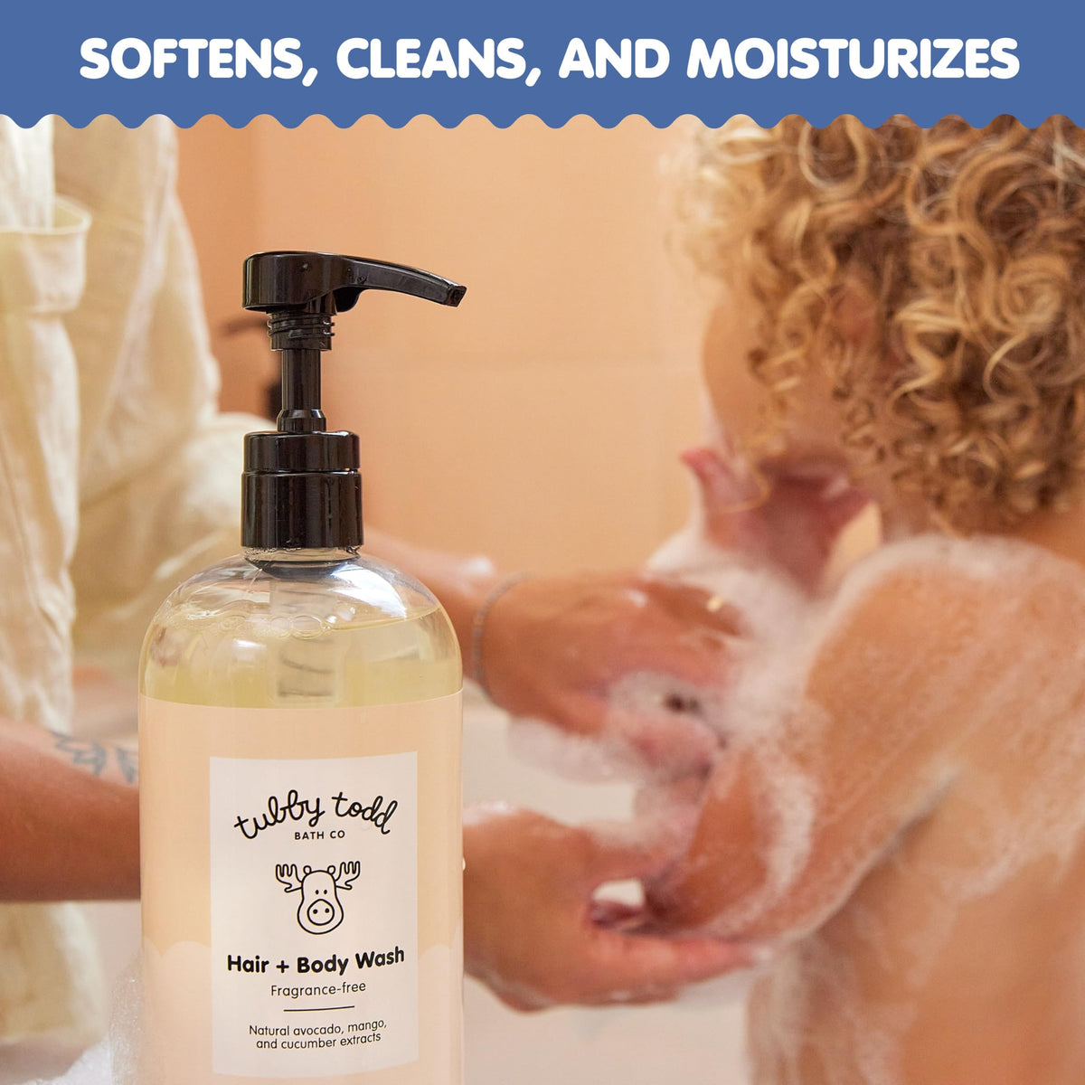 TUBBY TODD Hair + Body Wash 812g back view
