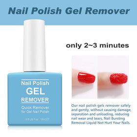 Tudiqe Gel Nail Polish Remover packaging with cuticle pusher