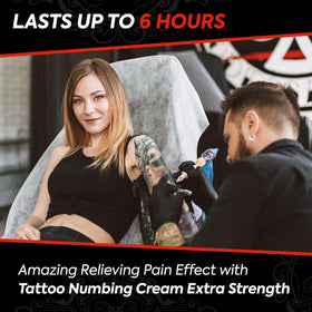 tuiwaro Numbing Cream black tube with safety seal