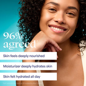 TULA 24-7 Moisture Intense Ultra Hydrating Cream on a bathroom counter