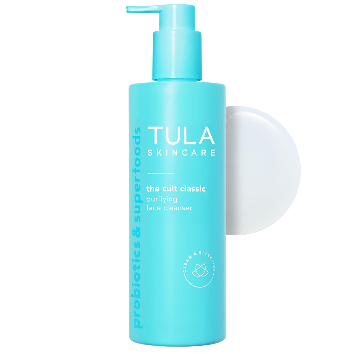 TULA Cult Classic Purifying Face Cleanser Jumbo 12.34 oz front view