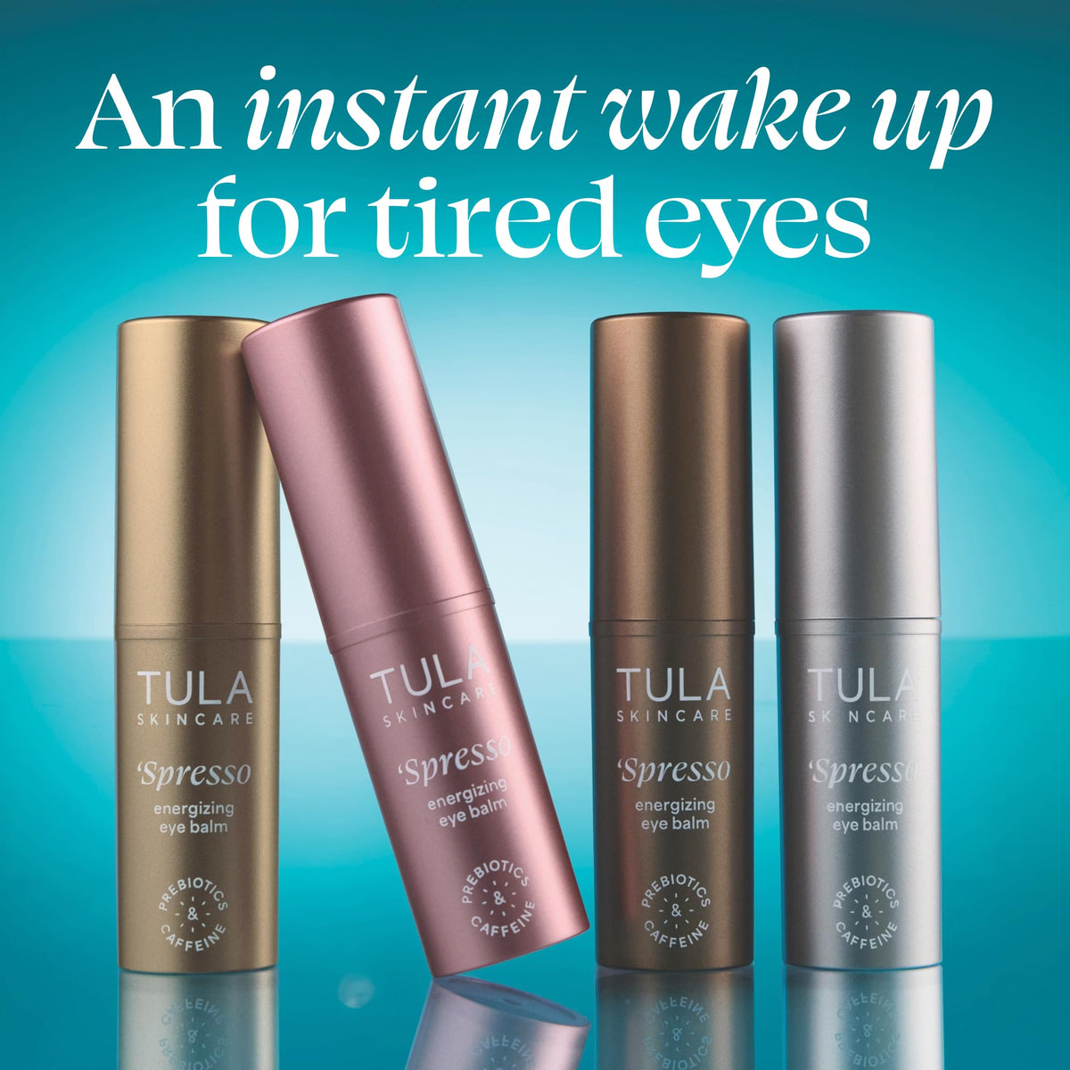 TULA Eye Balm being applied under the eye