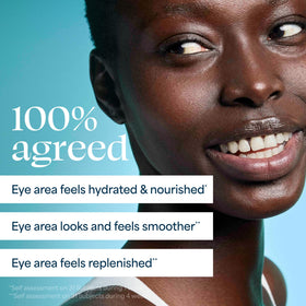 TULA Hydrating Eye Balm close-up showing texture