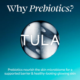 TULA Hydrating Eye Balm in a travel pouch