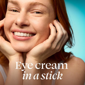 TULA Hydrating Eye Balm packaging with ingredients list