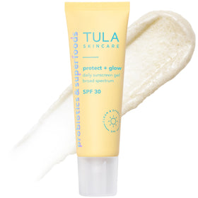 TULA Protect + Glow Daily Sunscreen SPF 30 gel front view