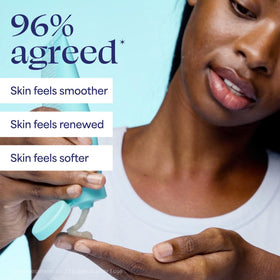 TULA So Polished Exfoliating Sugar Scrub in bathroom setting