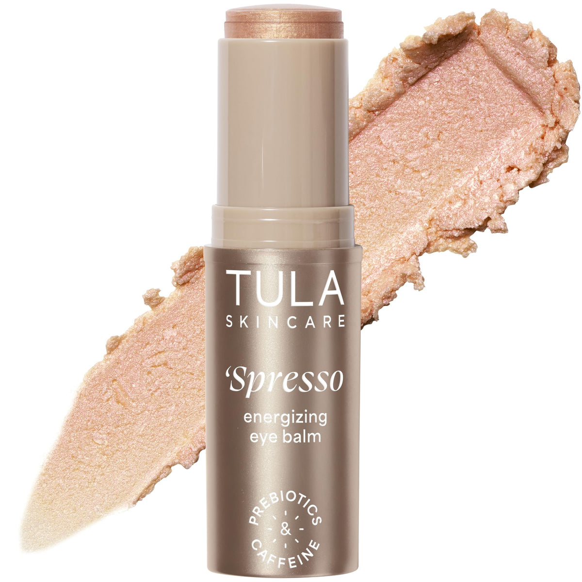 TULA Spresso Energizing Eye Balm front view, 0.35 oz stick