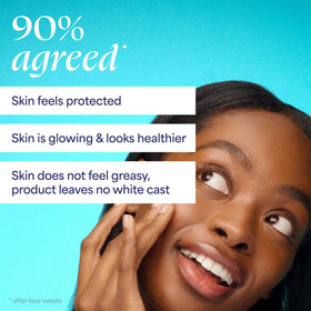 TULA sunscreen in a lifestyle setting on a vanity
