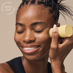 TULA sunscreen stick with ingredients list
