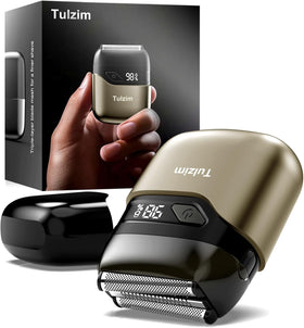 Tulzim Electric Foil Shaver front view in matte brown