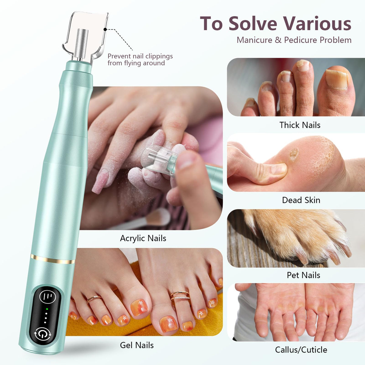 TUOBEO nail drill ergonomic design for easy handling