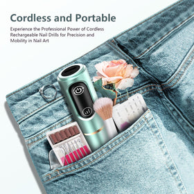 TUOBEO nail drill with dust-proof cap and accessories