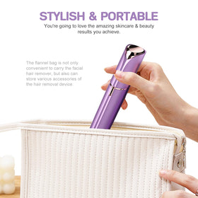 tuokiy Facial Hair Remover with cleaning brush and kraft paper packaging