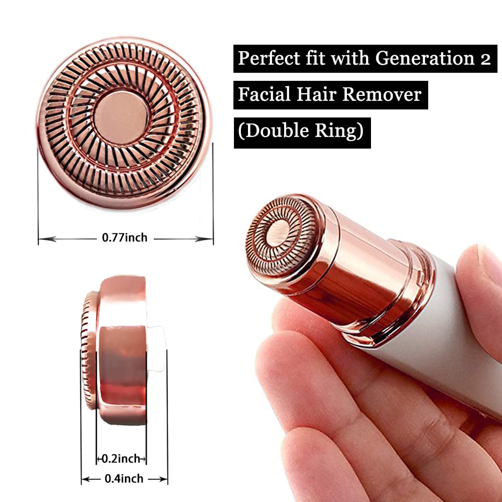 tuokiy Replacement Heads displayed with Flawless Gen 2 device