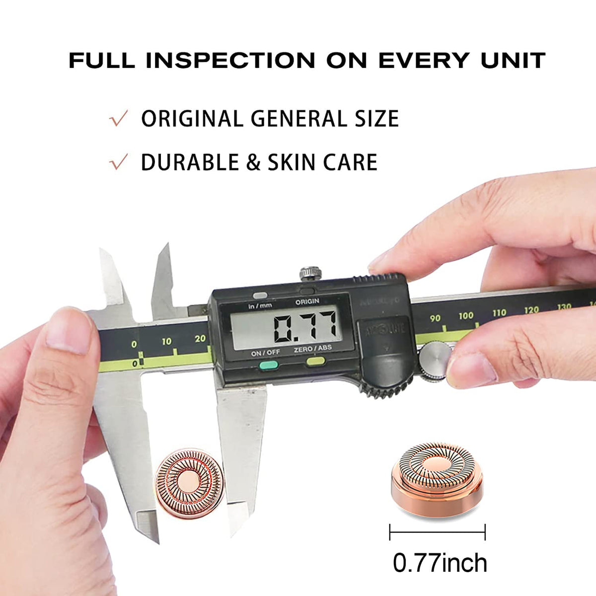 tuokiy Replacement Heads for Flawless Gen 2, packaging details