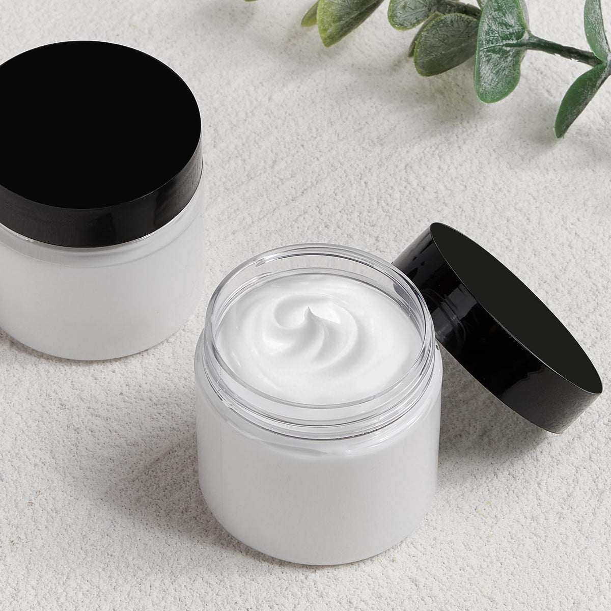 TUZAZO 2 Oz plastic container on a shelf