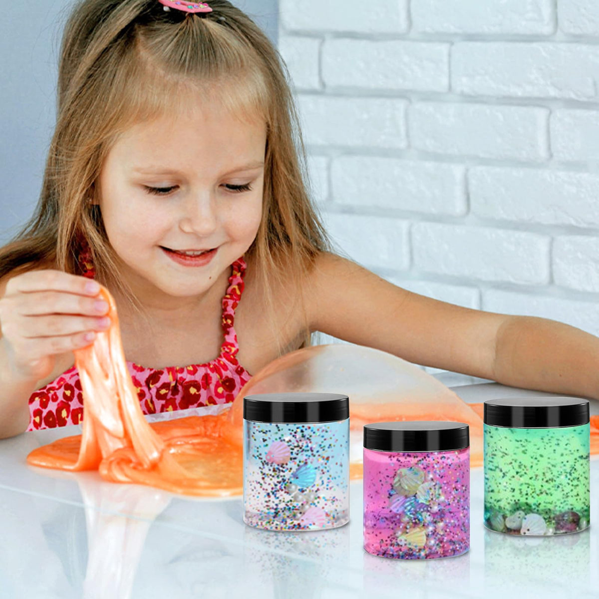 TUZAZO plastic container with clear body showing contents