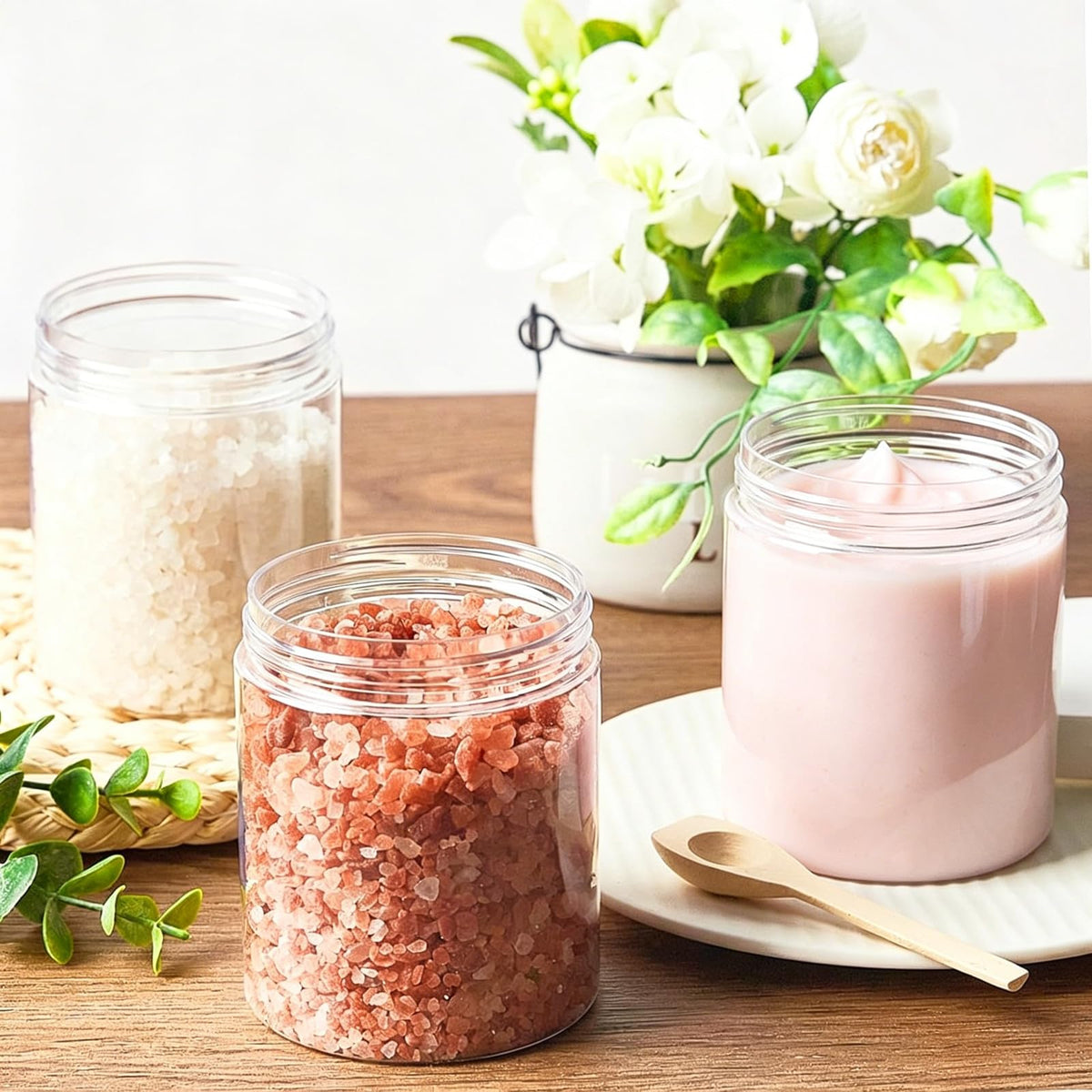 TUZAZO plastic containers on a shelf