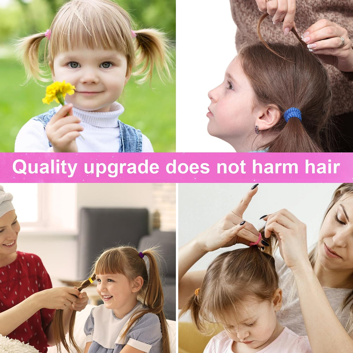 TVINLIK Baby Hair Ties in a purse for convenience