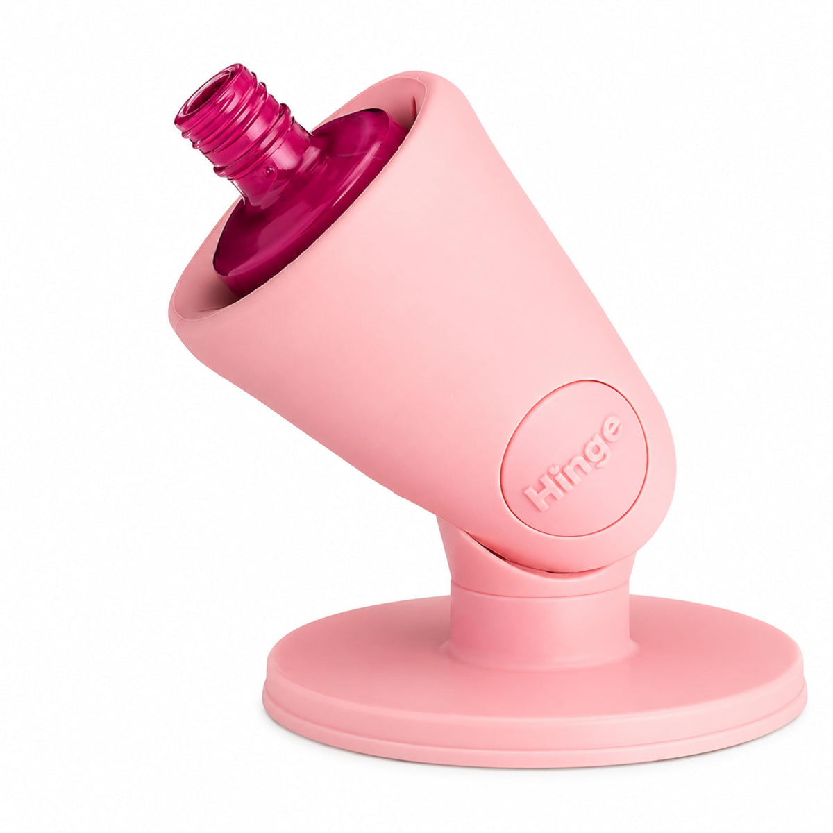 tweexy Hinge Nail Polish Holder in Blush colour front view
