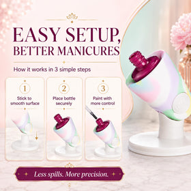 tweexy Hinge Nail Polish Holder packaging and accessories