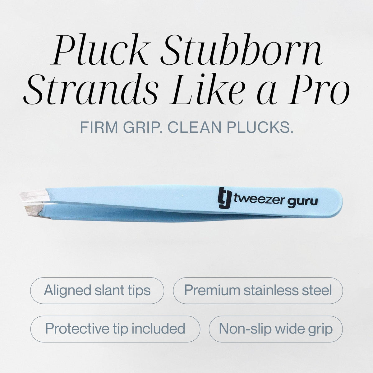 TWEEZER GURU Precision Tweezers with protective sleeve