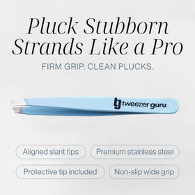 TWEEZER GURU Precision Tweezers with protective sleeve